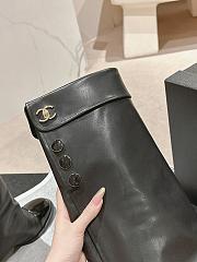 Chanel Black Long Boots - 2