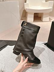 Chanel Black Short Boots - 4