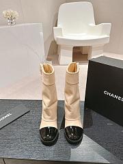 Chanel Beige Short Boots - 2