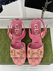 Gucci Pink Sandal Heel 8cm - 4