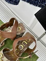 Gucci Brown Sandal Heel 8cm - 5