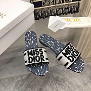 Dior Dway Slides Cotton Deep Blue - 5