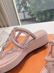 Hermes Gipsy Sandal Nappa Leather Pink - 4