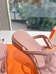 Hermes Gipsy Sandal Nappa Leather Pink - 3