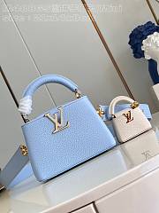 Louis Vuitton LV Capucines Mini Blue Cutie Accessory 21 x 14 x 8 cm - 1