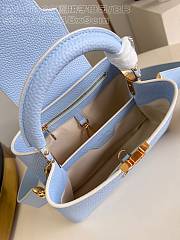 Louis Vuitton LV Capucines BB Blue Cutie Accessory 26.5 x 17.5 x 9 cm - 2