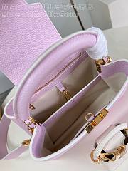 Louis Vuitton LV Capucines BB Pink Cutie Accessory 26.5 x 17.5 x 9 cm - 6