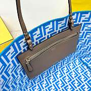 Fendi Large Roll Reversible Shopper Light Blue 35x32x19.5cm - 4