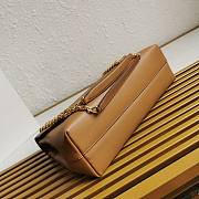 Prada Soft Caramel Leather Shoulder Bag 35x18x10.5cm - 5