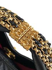 Chanel Black Small Hobo Bag 20x20.5x7.5cm - 3