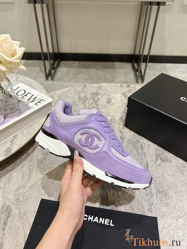 Chanel Purple Sneaker - 1