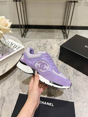 Chanel Purple Sneaker