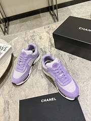 Chanel Purple Sneaker - 5