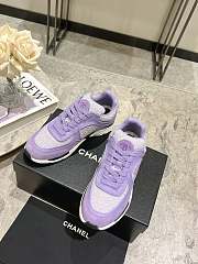 Chanel Purple Sneaker - 4