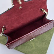Gucci Dionysus Super Mini Bag Red Wine 17.5x11x6.5cm - 6