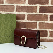 Gucci Dionysus Super Mini Bag Red Wine 17.5x11x6.5cm - 4