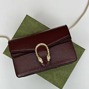 Gucci Dionysus Super Mini Bag Red Wine 17.5x11x6.5cm - 2