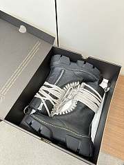 Rick Owens Laceup Bozo Tractor Boots - 5