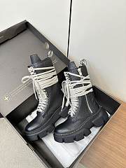 Rick Owens Laceup Bozo Tractor Boots - 4