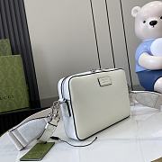 Gucci Small GG Crossbody Bag With Tag White 24x16.5x4.5cm - 4
