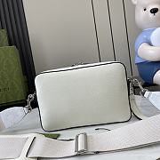 Gucci Small GG Crossbody Bag With Tag White 24x16.5x4.5cm - 5