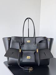 Balenciaga Bel Air Medium Carry All Bag Black Gold 25.9x28.9x16cm - 1