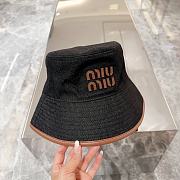 Miu Miu Black Denim Hat - 3