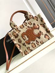 Celine Small Cabas Thais Leopard Calfskin 25.5 x 18.5 x 12 cm - 1