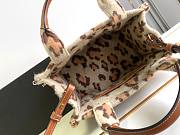 Celine Small Cabas Thais Leopard Calfskin 25.5 x 18.5 x 12 cm - 4