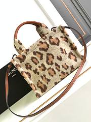 Celine Small Cabas Thais Leopard Calfskin 25.5 x 18.5 x 12 cm - 3