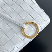 Bottega Veneta Mini Solstice Heart White 22x18x2cm - 2