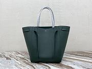 Celine Small Cabas Phantom Soft Grained Green 27x31x17cm - 1