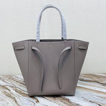 Celine Small Cabas Phantom Soft Grained Grey 27x31x17cm