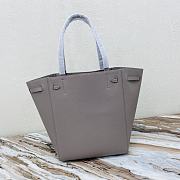 Celine Small Cabas Phantom Soft Grained Grey 27x31x17cm - 4