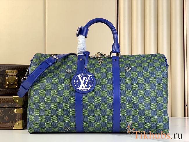 Louis Vuitton LV Keepall 45 Green 45x27x20cm  - 1