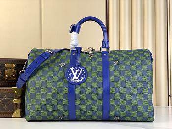 Louis Vuitton LV Keepall 45 Green 45x27x20cm 