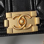 Chanel Small Flap Bag 24A Black Caviar Gold 20cm - 3