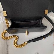 Chanel Small Flap Bag 24A Black Caviar Gold 20cm - 2