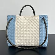 Bottega Veneta Medium Andiamo White Blue 32x25x11cm - 2