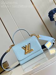 Louis Vuitton LV Twist PM Washed Blue 19 x 15 x 9 cm - 1