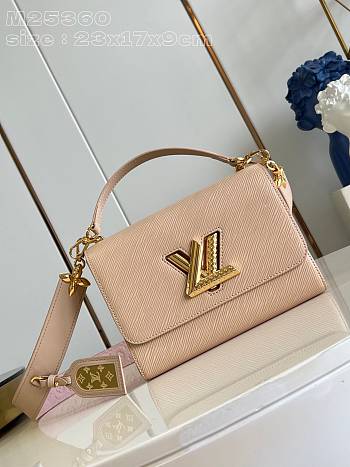 Louis Vuitton LV Twist MM Macchiato 23 x 17 x 9.5 cm