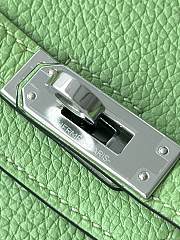 Hermes Birkin 25 Bag Light Green Silver 25cm - 2