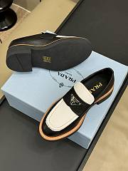 Prada Black White Loafer  - 5