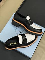 Prada Black White Loafer  - 2