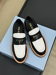 Prada Black White Loafer  - 4