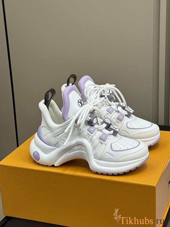 Louis Vuitton LV Archlight Sneaker White Purple - 1