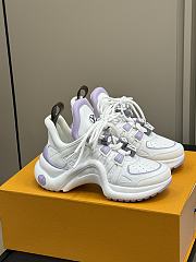 Louis Vuitton LV Archlight Sneaker White Purple - 1