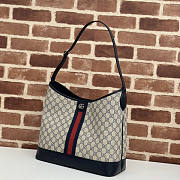 Gucci Ophidia GG Medium Blue Shoulder Bag 34x32x17cm - 4