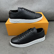 Louis Vuitton LV Resort Sneakers Black Leather - 2