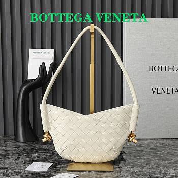 Bottega Veneta Solstice Mini Shoulder Bag White 28x18x5cm